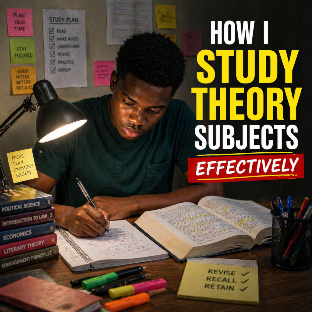 How I Study Theory Subjects Effectively