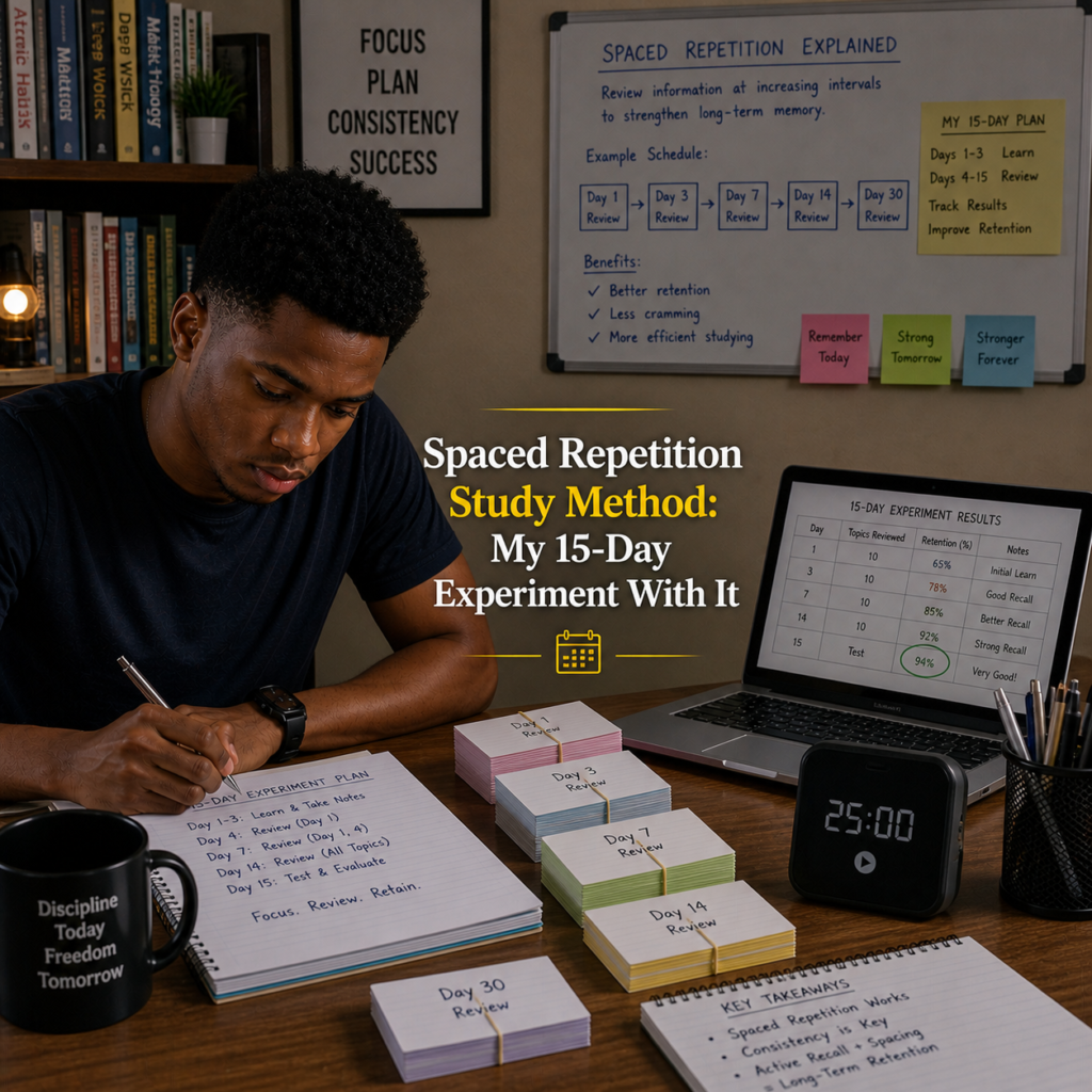 Spaced Repetition Study Method: My 15-Day Experiment With It