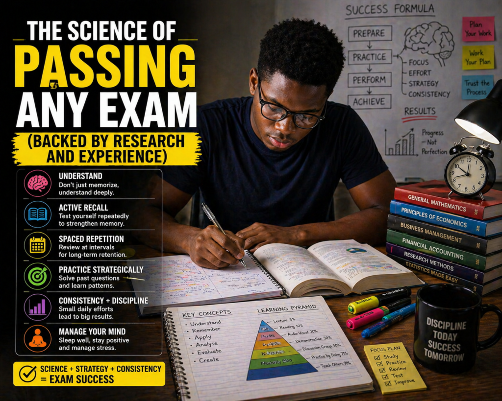 The Science of Passing Any Exam (Backed by Research and Experience)