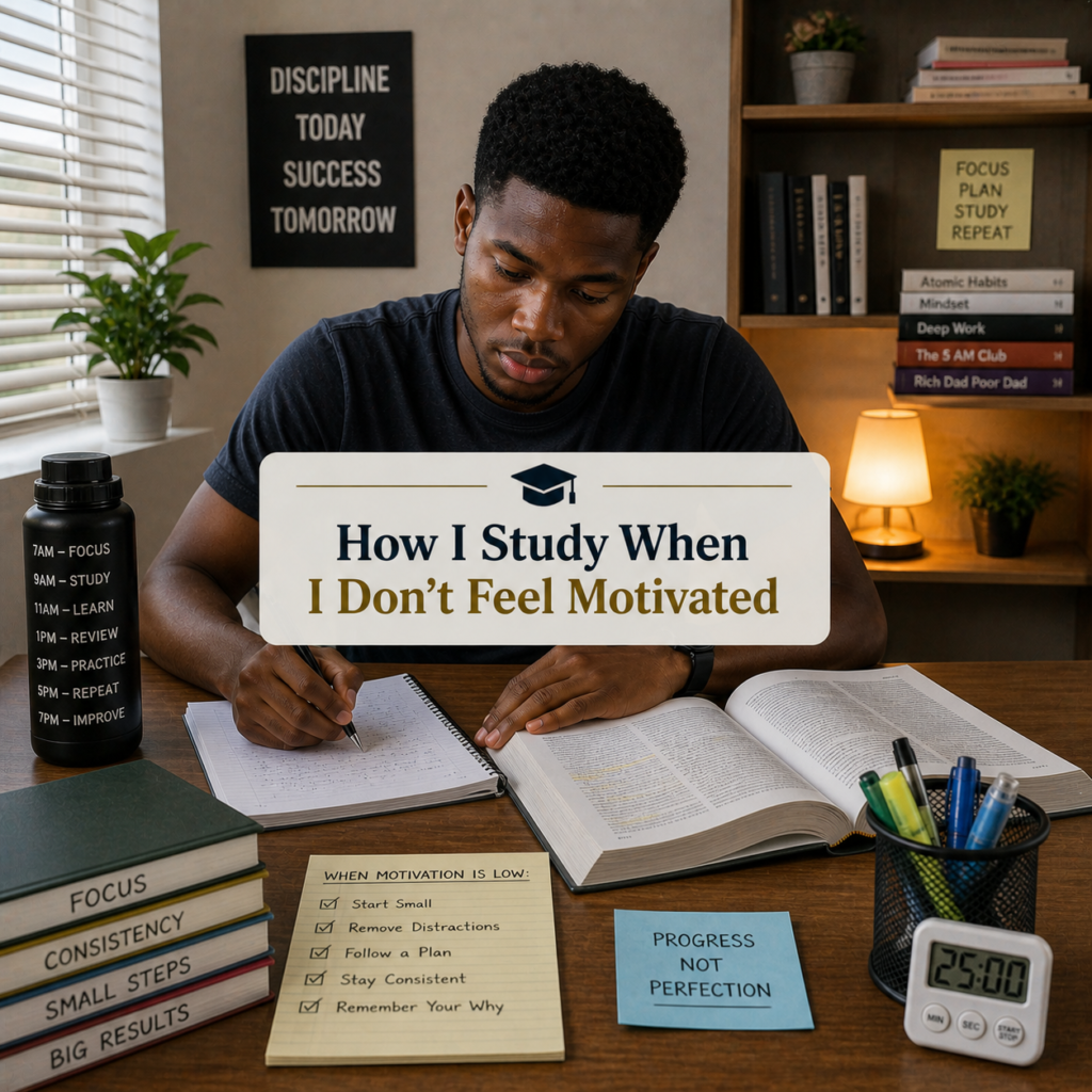 How I Study When I Don't Feel Motivated