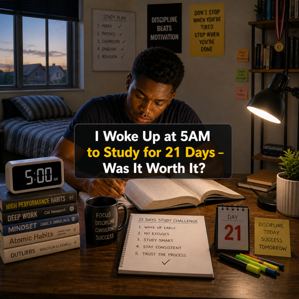 I Woke Up at 5AM to Study for 21 Days – Was It Worth It?