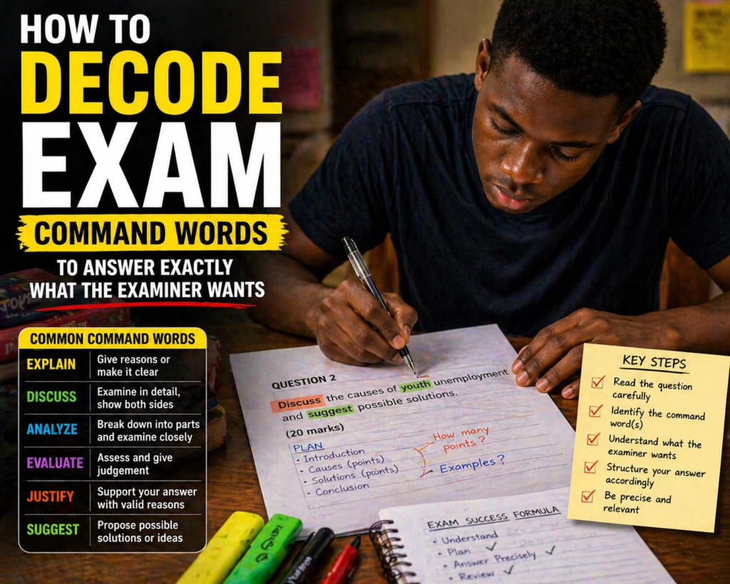 How To Decode Exam Command Words To Answer Exactly What The Examiner Wants