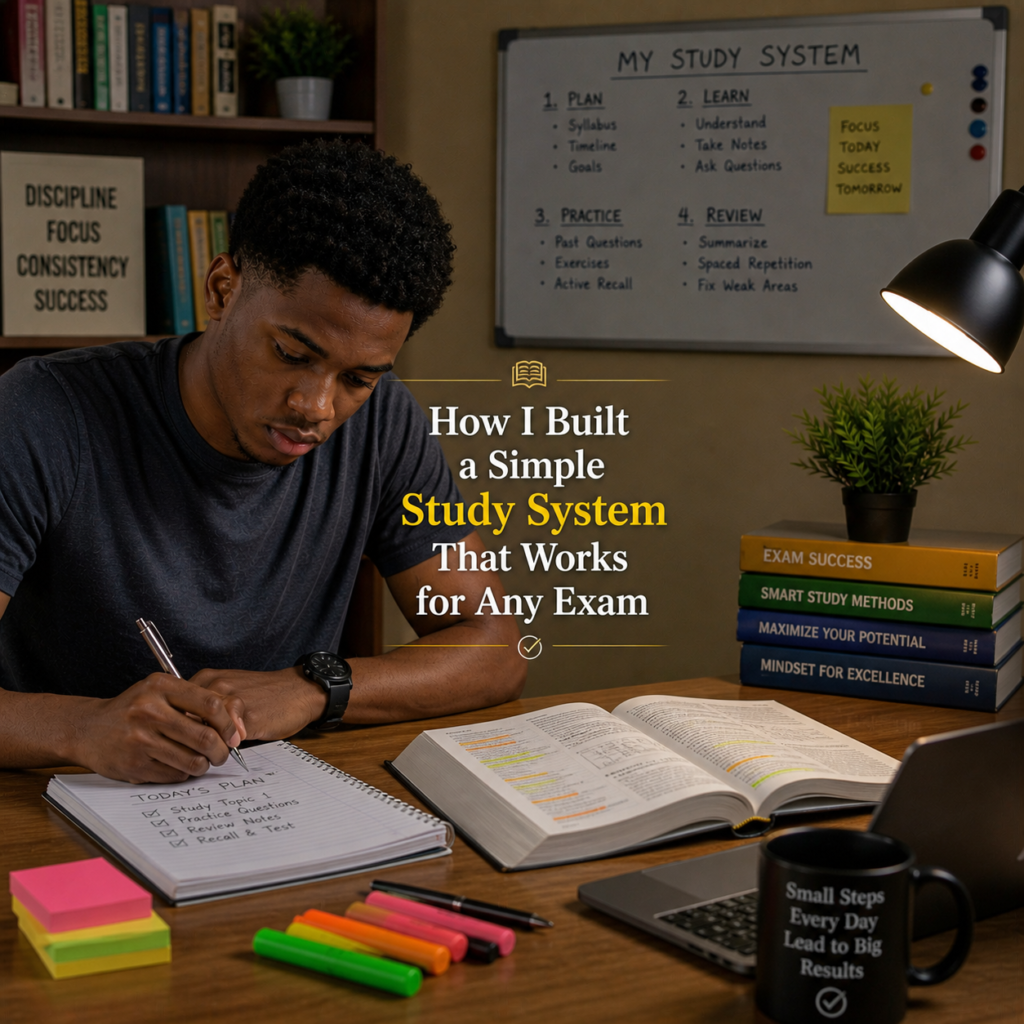 How I Built a Simple Study System That Works for Any Exam